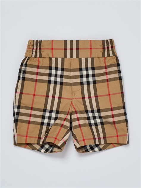 pantaloncino burberry bambino|BURBERRY KIDS: Pantaloncini Burberry in cotone .